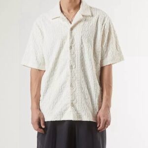 UO Terry Cloth Button Up